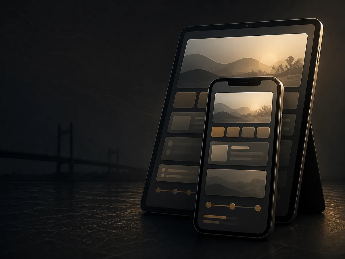 মোবাইল ব্রাউজার ও App navigation-এর প্রতীকী ব্যবহারপথ